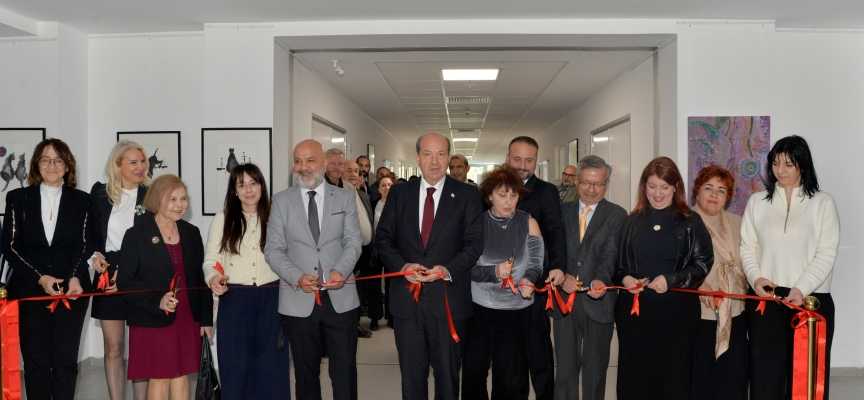 Cumhurbaşkanı Ersin Tatar “8 Mart Dünya Kadınlar Günü Sergisi”nin açılış törenine katıldı