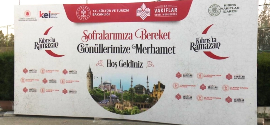KEİ Ofisi ile Kıbrıs Vakıflar İdaresi’nin iftar yemeklerine ilgi yoğun