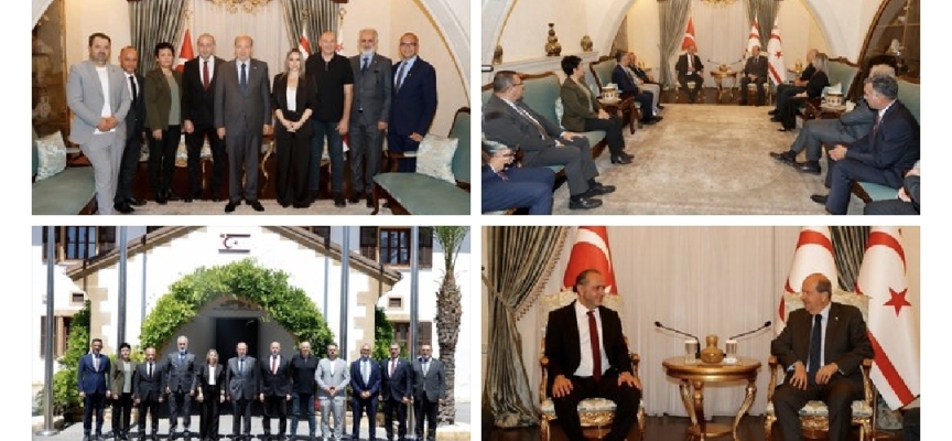 Cumhurbaşkanı Tatar, Dış Basın Birliği yeni yönetimini kabul etti:“Başpiskoposun nefret dili içeren ‘Türk işgaline son’ söylemleri, iki halk arasında ortak zeminin olmadığını bir kez daha gösteriyor”