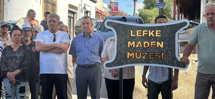 Lefke Maden Müzesi düzenlenen törenle açıldı
