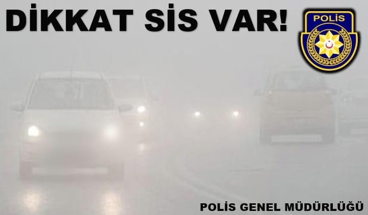 Gazimağusa-Lefkoşa anayolunda sis uyarısı