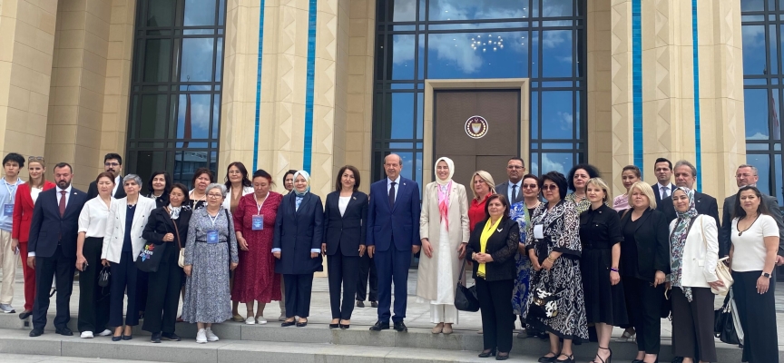 Cumhurbaşkanı Tatar, TÜRKPA Kadın Zirvesi heyetini kabul etti