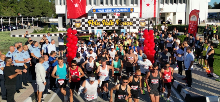 Polis Halk Koşusu Lefkoşa’da koşuldu