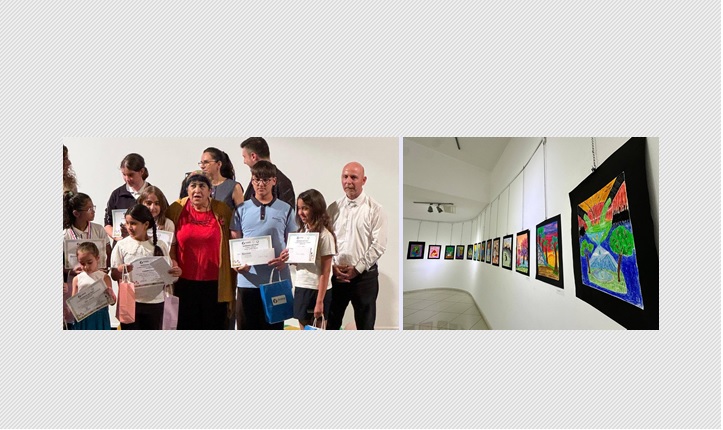 “ Doğanın Büyüsü” temalı sergi açıldı.. Dereceye giren 20 çoçuğa ödülleri takdim edildi