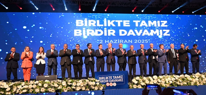 UBP, DP ve YDP, Tatar’a desteklerini düzenlenen törenle açıkladı