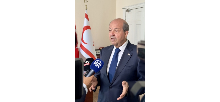 Cumhurbaşkanı Tatar, KKTC’ye direkt uçuşlara engel olunmaması gerektiğini söyledi