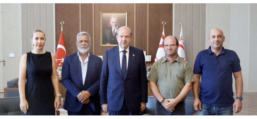 Cumhurbaşkanı Tatar, Kıbrıs Türk Taşınmaz Mal Değerlendirme Uzmanları Derneği’ni kabul etti