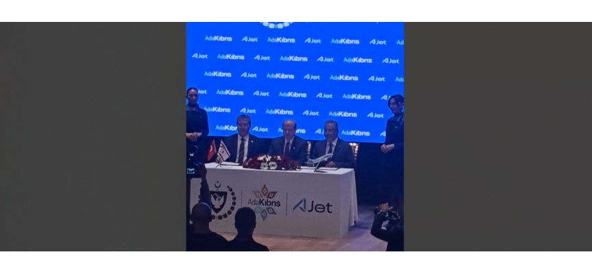 Ulaşımda çözüm odaklı, bilet ücretlerinin düşürülmesine yönelik Ada Kıbrıs Projesi kapsamında Türk Hava Yolları ve A Jet ile anlaşma yapıldı