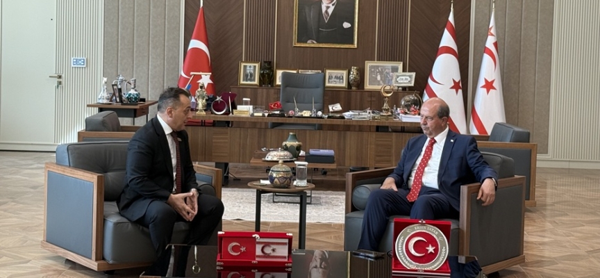 Cumhurbaşkanı Tatar, Azerbaycan heyetini kabul etti