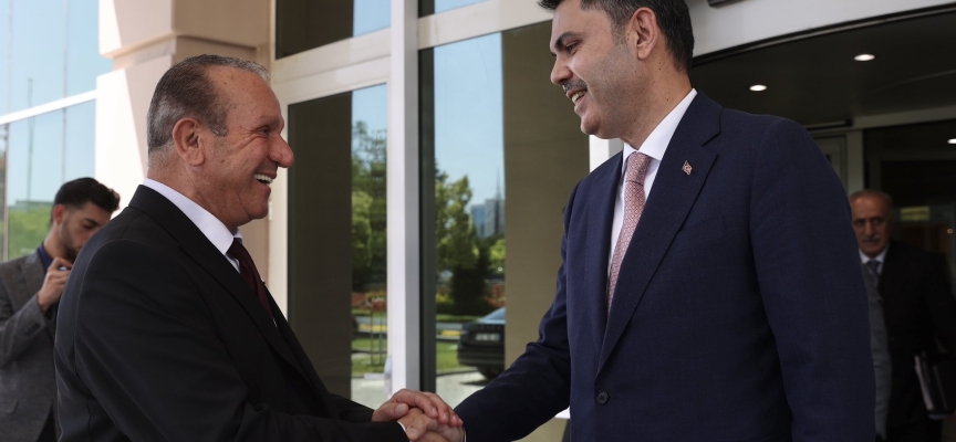 Ataoğlu, Murat Kurum ile görüştü…Kurum:Görüşmede, Kıbrıs’ta atık dönüşümü, çöp kamyonları, depozito iade makineleri ve atık su arıtma tesisi başta olmak üzere ortak projeleri değerlendirdik