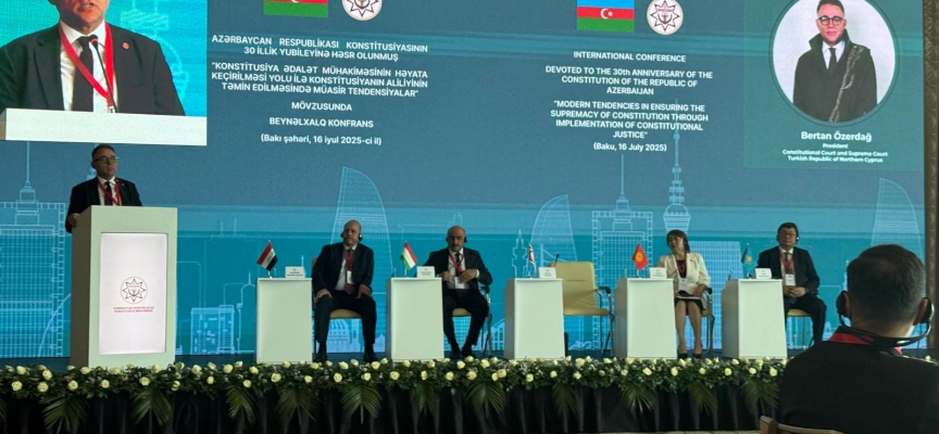 KKTC Anayasa Mahkemesi, Türk Dünyası Anayasa Yargısı Konferansı’na gözlemci üye olarak katıldı