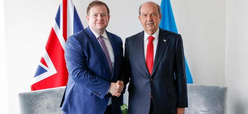 Cumhurbaşkanı Tatar, Birleşik Krallık Avrupa Devlet Bakanı  Doughty ile görüştü