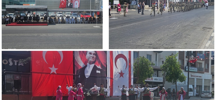 20 Temmuz Gazimağusa’da törenlerle kutlandı