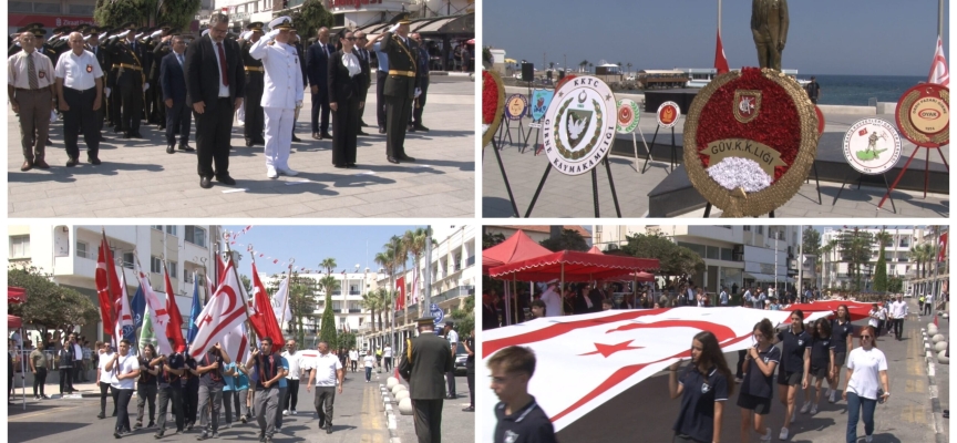 20 Temmuz Barış ve Özgürlük Bayramı kapsamında Girne’de iki ayrı tören düzenlendi