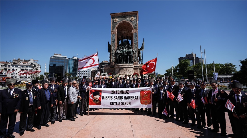 İstanbul’da, Kıbrıs Barış Harekatı’nın 51. yıl dönümü dolayısıyla tören düzenlendi