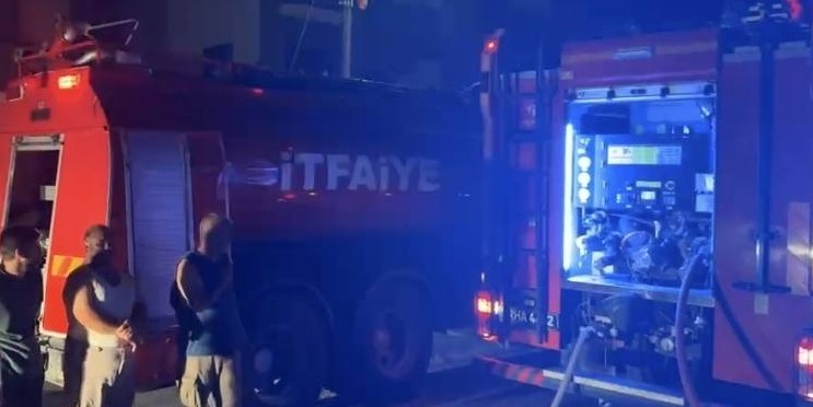 Gönyeli’de korkutan yangın: 7 kişi hastaneye kaldırıldı