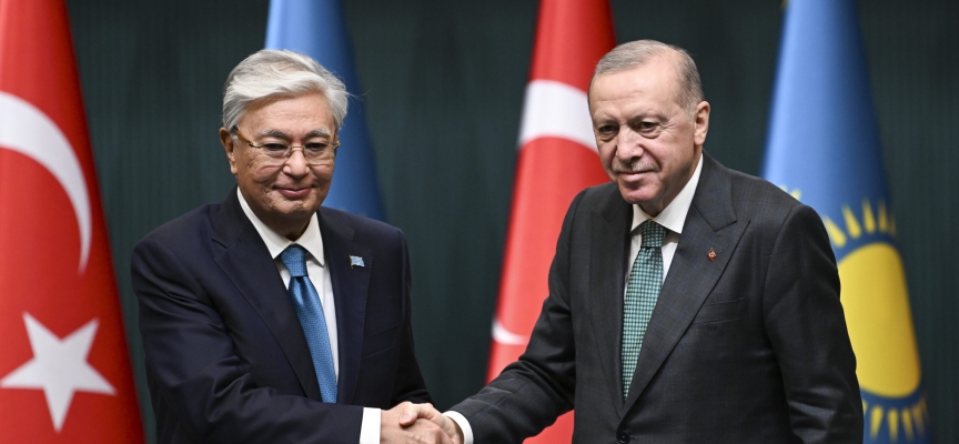 Erdoğan, Tokayev ile basın toplantısı düzenledi : “Kıbrıs Türklerinin eşit ve özden gelen haklarına saygı duyulmasını özellikle istişare ettik”