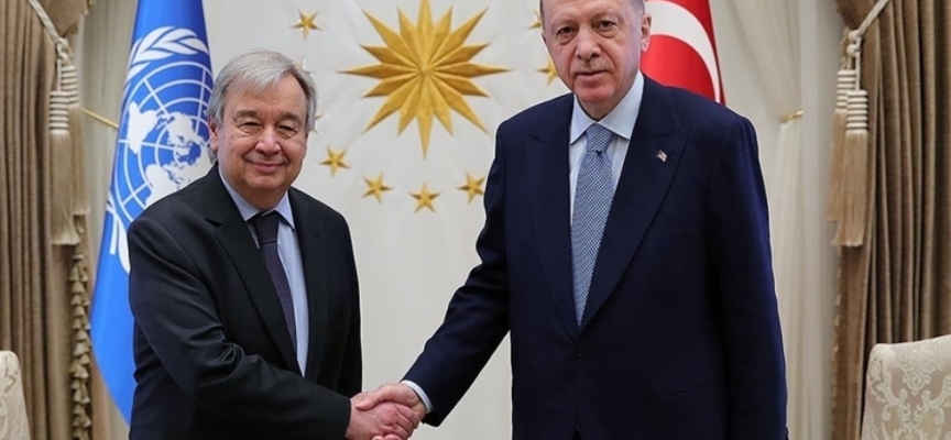 Türkiye Cumhurbaşkanı Erdoğan, BM Genel Sekreteri Guterres ile telefonda görüştü