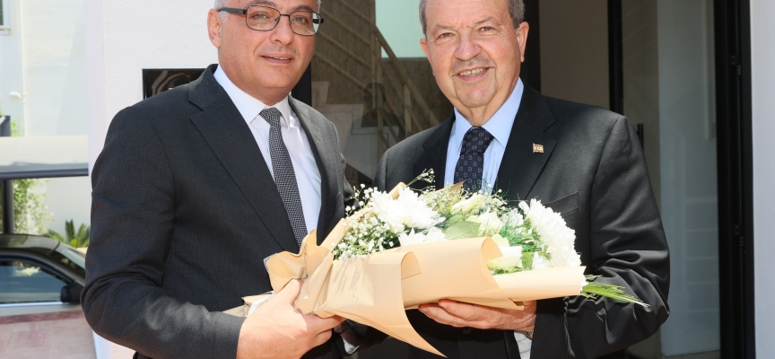 Cumhurbaşkanı Erhürman, eski cumhurbaşkanlarını ziyaret etti