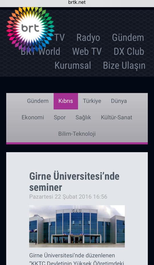 BRT'den skandal hata!