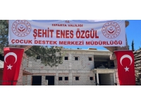Şehit Uzman Çavuş Özgül'ün ismi Isparta'da çocuk destek merkezine verildi
