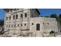 Hatay'ın Samandağ ilçesindeki taş bina restore ediliyor