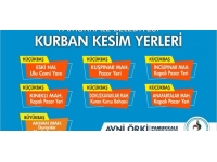 Pamukkale'de kurban kesim alanları belirlendi