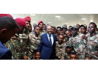 Somali Cumhurbaşkanı Mahmud'dan 'Somalili Mehmetçikler'e ziyaret