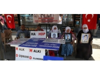 Muşlu aileler evlatları için HDP il binası önündeki eylemlerini sürdürdü