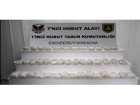 Hakkari'de 55 kilo uyuşturucu ele geçirildi