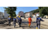 AFAD gönüllüleri Bozkurt'u yeniden temizledi