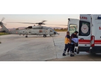 Acil müdahale ihtiyacına Mehmetçik helikopterle yetişti