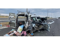 Tekirdağ'da feci kaza: 3 ölü, 5 yaralı