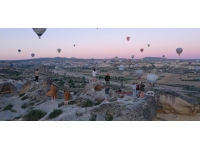 Kapadokya'da bayram yoğunluğu