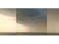 Düzce'de denizde hortum oluştu