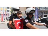 Yunus timleri şehit çocuğunun hayalini gerçekleştirdi