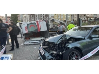 Ankara'da otomobil ile ambulans çarpıştı