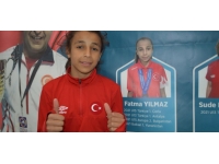 Milli güreşçi Fatma Yılmaz finale yükseldi