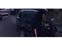 Malatya'da iki otomobil çarpıştı: 6 yaralı