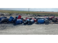 Konya'da varillerden sızan kimyasal atık 20 hayvanı yaraladı