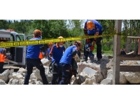 Karaman'da afet ve acil durumlara müdahale tatbikatı düzenlendi