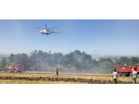 Bursa'da makilik alanda yangın