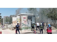 Siirt'te elektrik trafosu yandı