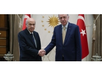 Cumhurbaşkanı Erdoğan, Bahçeli ile görüştü