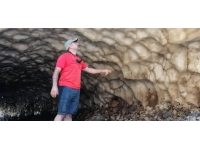 Kahramanmaraş'ta kar tüneli keşfedildi