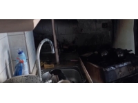 Marmaris’te mutfak tüpü patladı