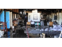 Konya'da silah fabrikasında yangın