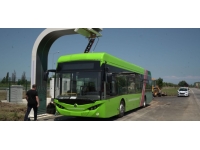 Samsun'da hizmet verecek elektrikli otobüslerin test süreci başladı