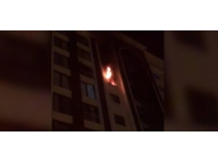 Bursa'da 7 katlı apartmanda yangın