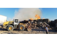 Çankırı'da kağıt fabrikasında çıkan yangın söndürüldü